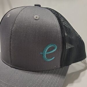 Snapback Port Authority Men's Mesh Back Carbon Gray Cap